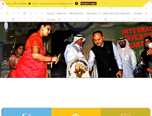 Tablet Screenshot of integratedindianschool.org